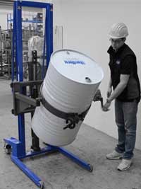 drum lifting in use